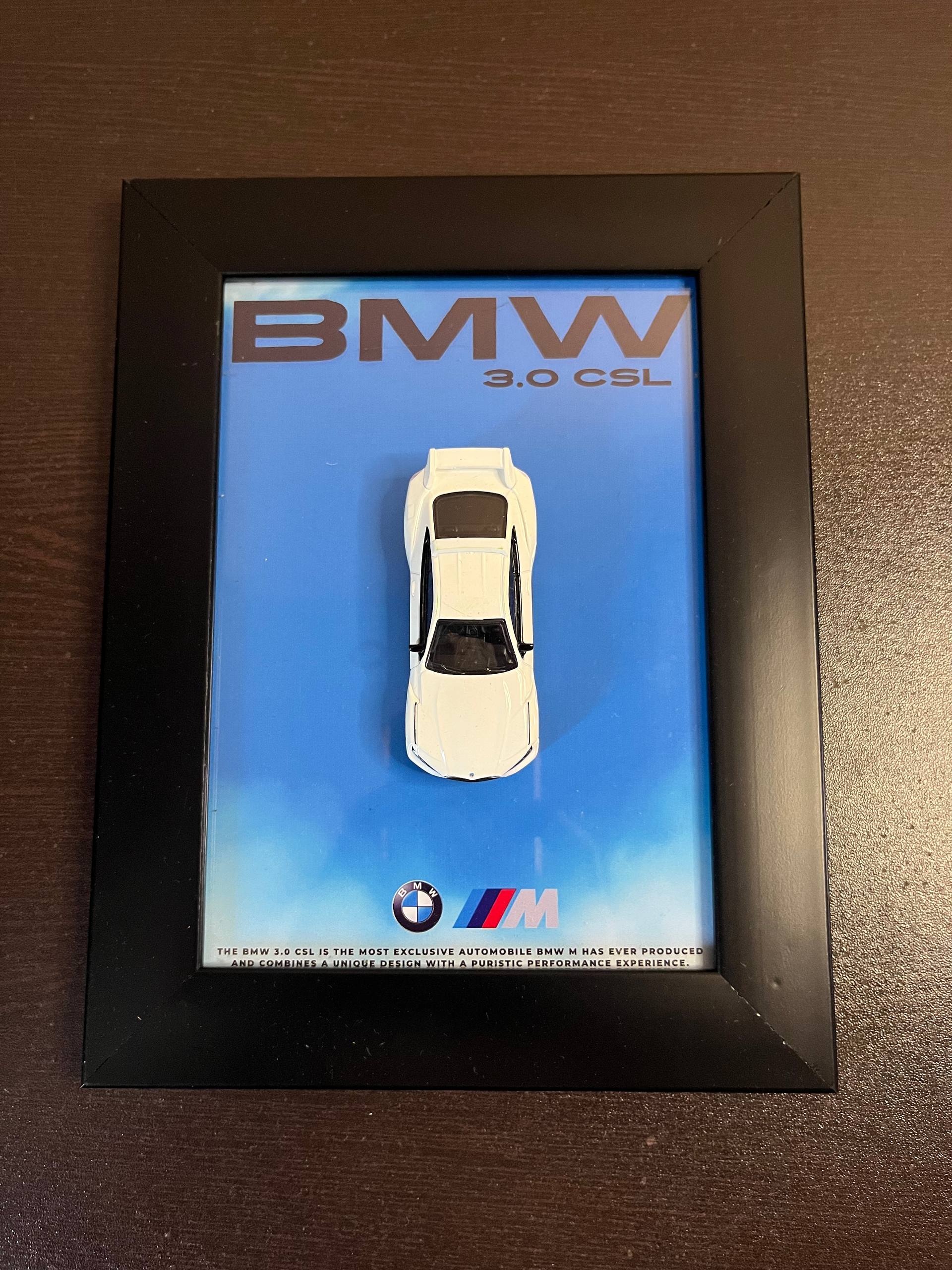 BMW CSL 3.0 1:64 3D CCA Car Frame