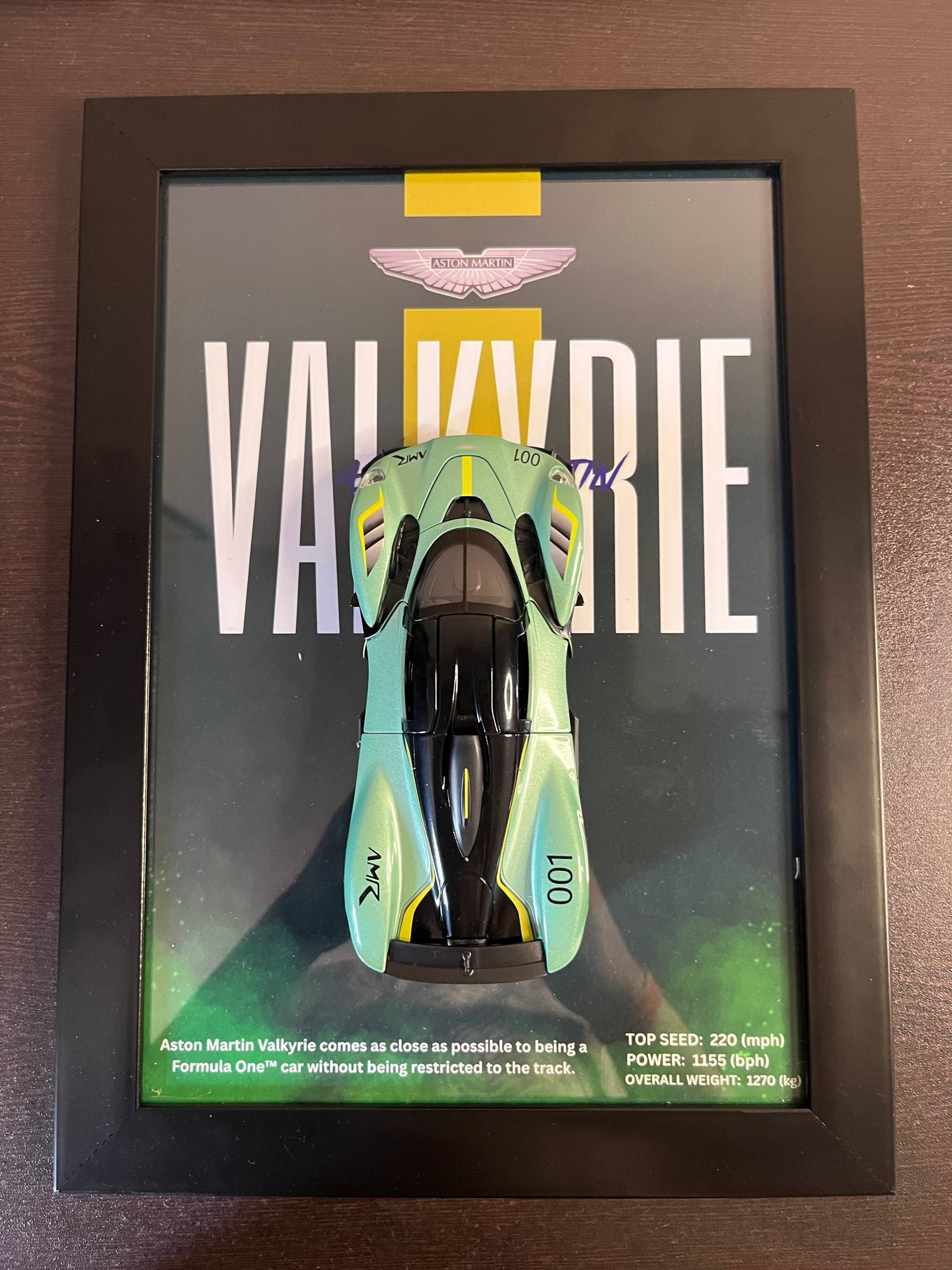 Aston Martin Valkyrie 1:32 3D Prime Series Car Frame