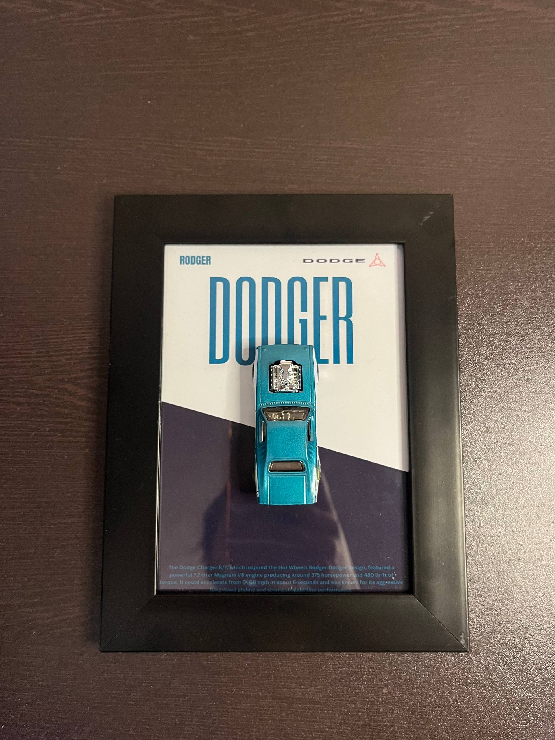 Rodger Dodger 1:64 3D Hotwheels Car Frame