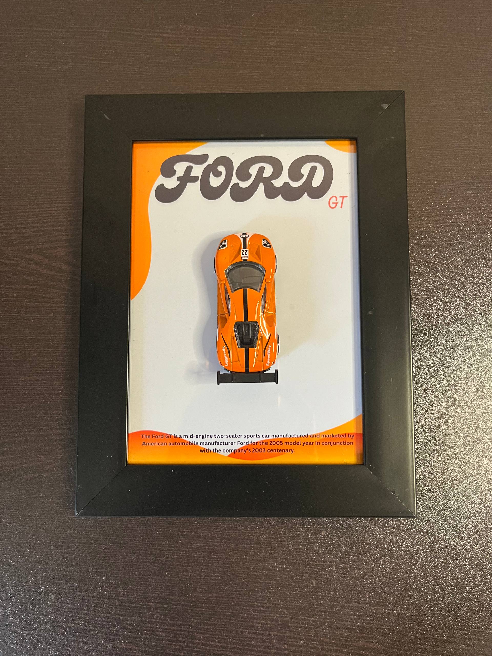 Ford GT (2nd Generation) 1:64 3D Track Series Car Frame