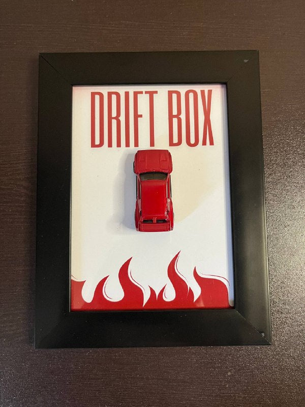 Drift Box 1:64 3D Hotwheels Series Car Frame