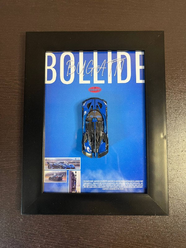 Bugatti Bollide 1:64 3D Bburago Car Frame