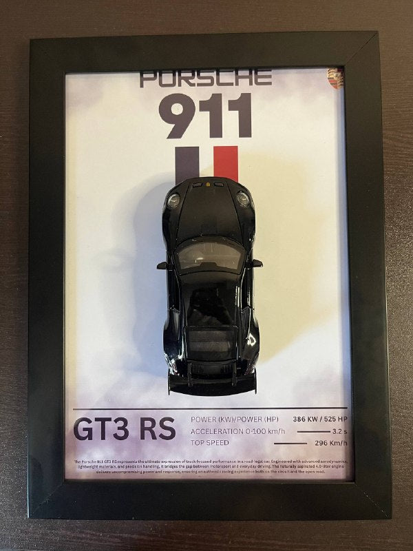 Porsche 911 GT3 RS 1:32 3D Prime Series Car Frame