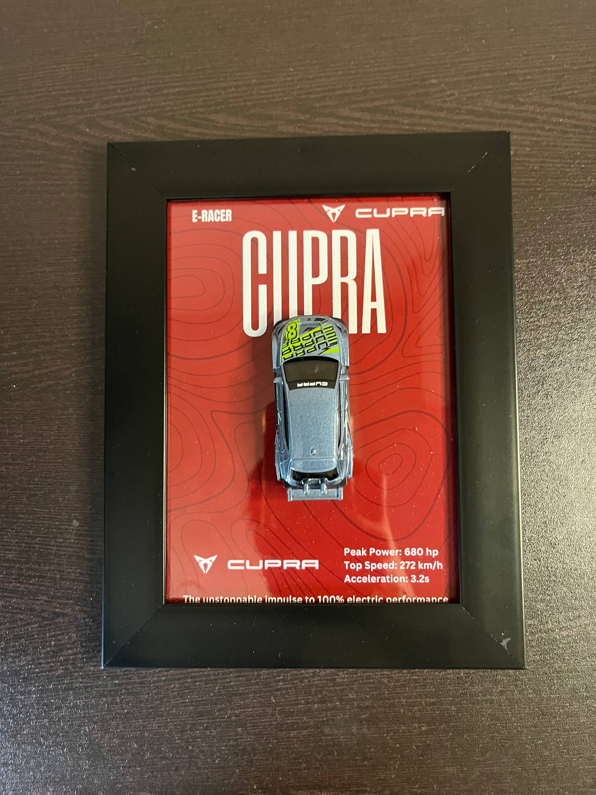 Cupra E-Racer 1:64 3D Hotwheels Series Car Frame